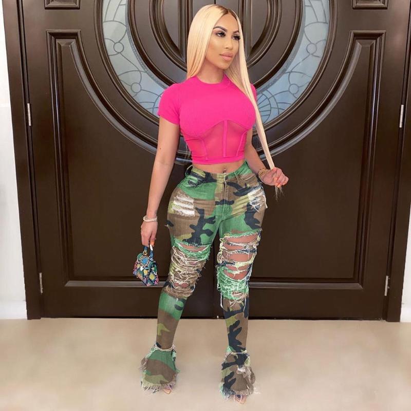 women high wait Camouflage Jeans Flare Jeans with hole Bell Bottom Jean Denim Pants, Green
women high wait Camouflage Jeans Flare Jeans with hole Bell Bottom Jean Denim Pants, Green