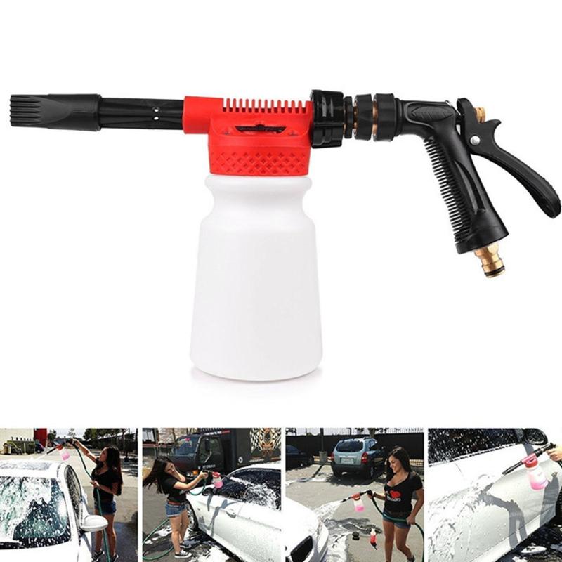 Car Wash Foam Gun, Adjustable Hose Wash Sprayer with Adjustment Ratio Dial Foam Blaster Fit Attaches to Any Garden Hose
Car Wash Foam Gun, Adjustable Hose Wash Sprayer with Adjustment Ratio Dial Foam Blaster Fit Attaches to Any Garden Hose
