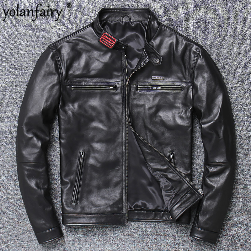2020 Leather Jacket Men Korean Fashion Real Leather Jacket Men Spring Autumn Sheepskin Coat Mencuero Genuino 1811 Pph350, Black
2020 Leather Jacket Men Korean Fashion Real Leather Jacket Men Spring Autumn Sheepskin Coat Mencuero Genuino 1811 Pph350, Black