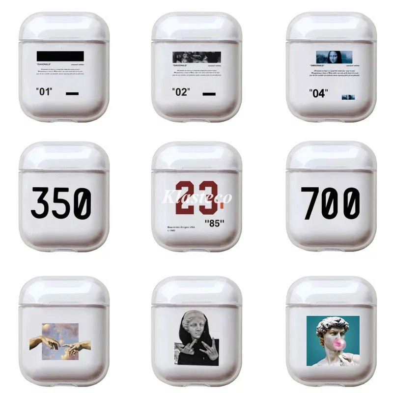 cool street brand designer airpod case for apple airpods cover for air pods case 1/2 off luxury clear earphones cover white bag, Mix color
cool street brand designer airpod case for apple airpods cover for air pods case 1/2 off luxury clear earphones cover white bag, Mix color