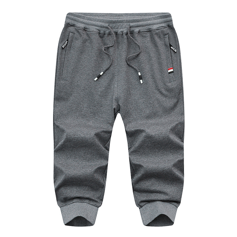 Men's Knitted Sports Pants Cotton Leisure Athletic Seven-cent Pants 3/4 Cropped Trousers Running Men Fitness Sweatpants, Black
Men's Knitted Sports Pants Cotton Leisure Athletic Seven-cent Pants 3/4 Cropped Trousers Running Men Fitness Sweatpants, Black