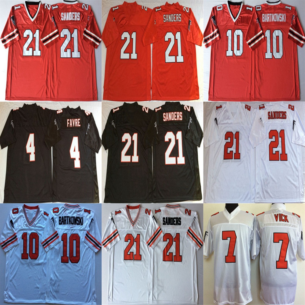 Football Jersey 4 Brett Favre 7 Michael Vick 21 Deion Sanders 10 Steve Bartkowski NCAA White Red Black Retro Jerseys Stitched Mens, White #21 sanders
Football Jersey 4 Brett Favre 7 Michael Vick 21 Deion Sanders 10 Steve Bartkowski NCAA White Red Black Retro Jerseys Stitched Mens, White #21 sanders