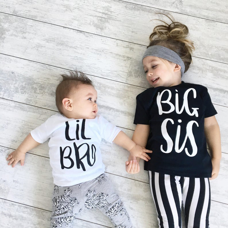 Big Sister & Little Brother Outfit Kids Boys Girls T Shirt Newborn Baby Bodysuit Jumpsuit Outfit Sibling Matching T-Shirt, As pic
Big Sister & Little Brother Outfit Kids Boys Girls T Shirt Newborn Baby Bodysuit Jumpsuit Outfit Sibling Matching T-Shirt, As pic