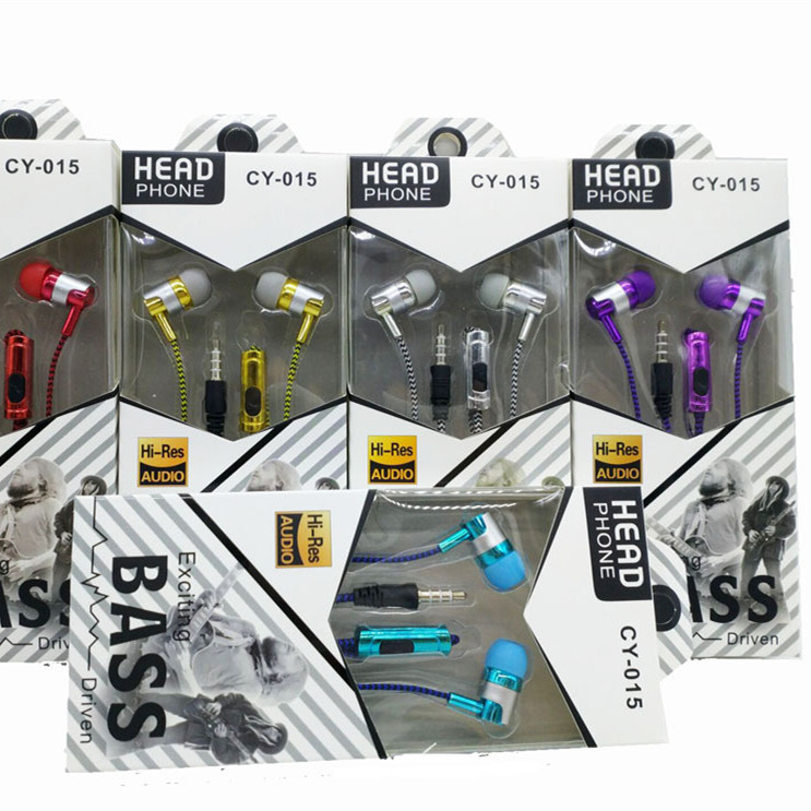 earphone universal 3.5mm in ear earphones braided headphone with mic Earbuds For Samsung iPhone HTC huawei New design arrival, Mixed color
earphone universal 3.5mm in ear earphones braided headphone with mic Earbuds For Samsung iPhone HTC huawei New design arrival, Mixed color