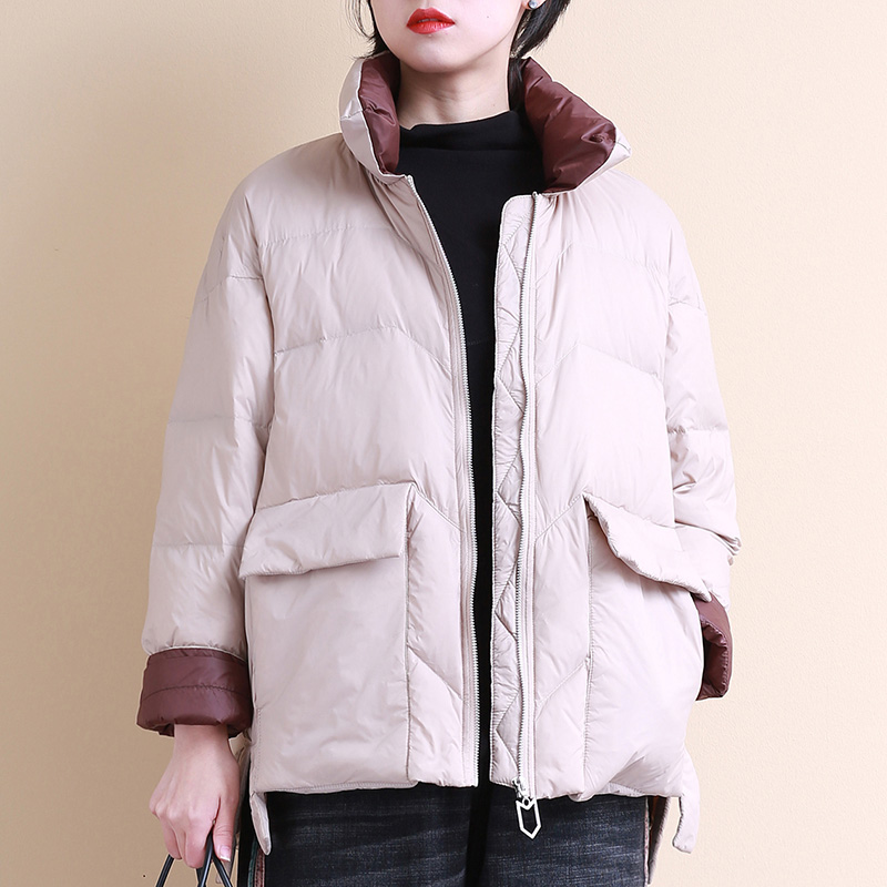 2020 New Winter Womens Down Jacket Ultra Light White Duck Down Coat Short Loose Warm Parka Female Windproof Outwear, Beige
2020 New Winter Womens Down Jacket Ultra Light White Duck Down Coat Short Loose Warm Parka Female Windproof Outwear, Beige
