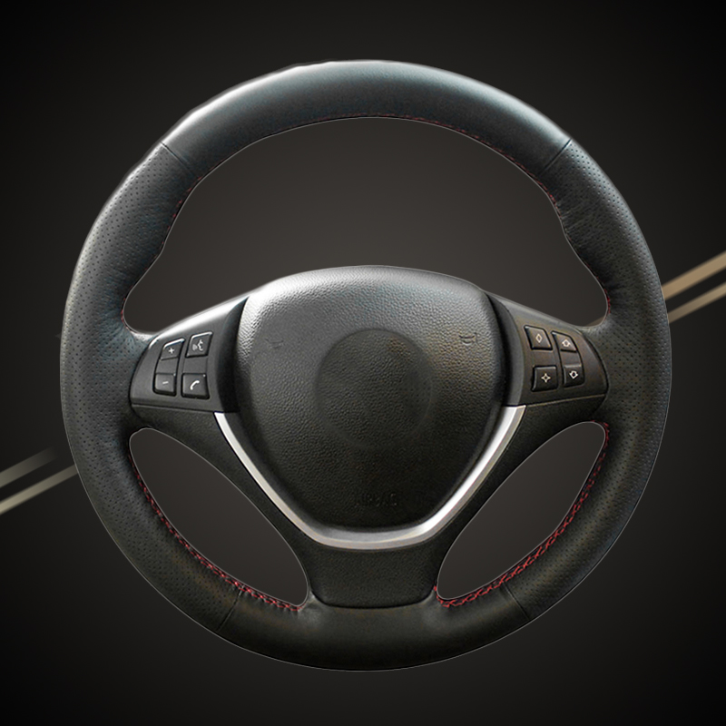 Auto Braid On The Steering Wheel Cover for X5 E70 2006-2013 X6 E71 2008-2014 E72 (ActiveHybrid X6) 2009-2010 Car Braiding
Auto Braid On The Steering Wheel Cover for X5 E70 2006-2013 X6 E71 2008-2014 E72 (ActiveHybrid X6) 2009-2010 Car Braiding