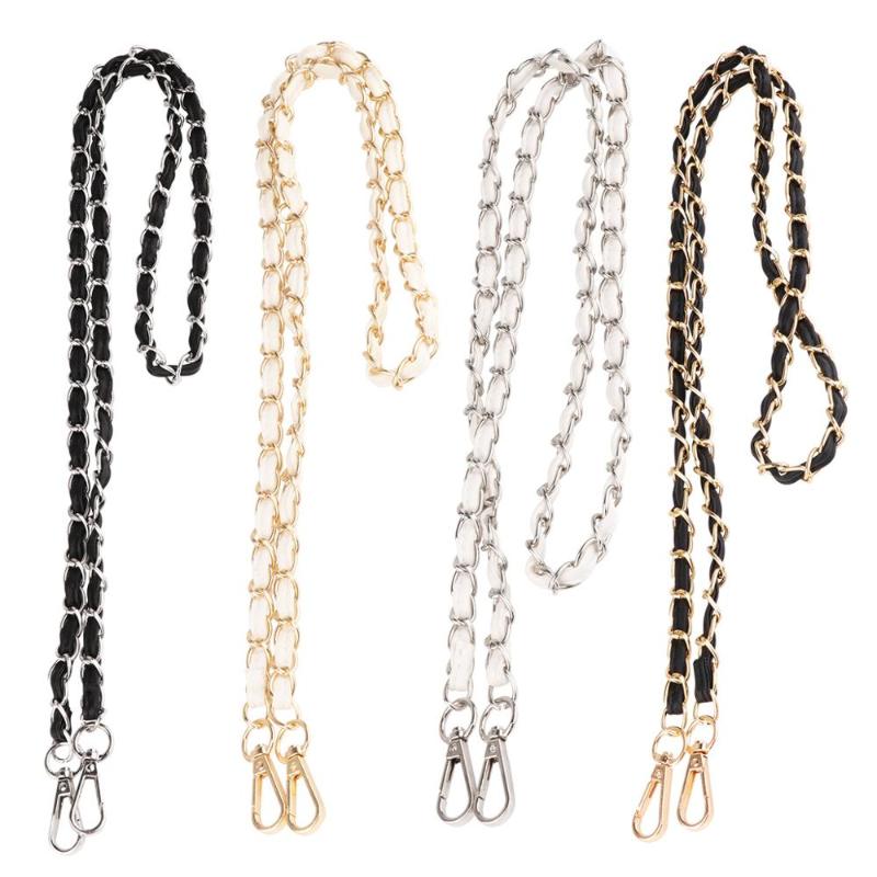 DIY Metal PU Leather Chains Versatile Removable Single Cross Body /Shoulder Strap for Bags Purse Handbag Fashion Bag Links Parts, Gold
DIY Metal PU Leather Chains Versatile Removable Single Cross Body /Shoulder Strap for Bags Purse Handbag Fashion Bag Links Parts, Gold