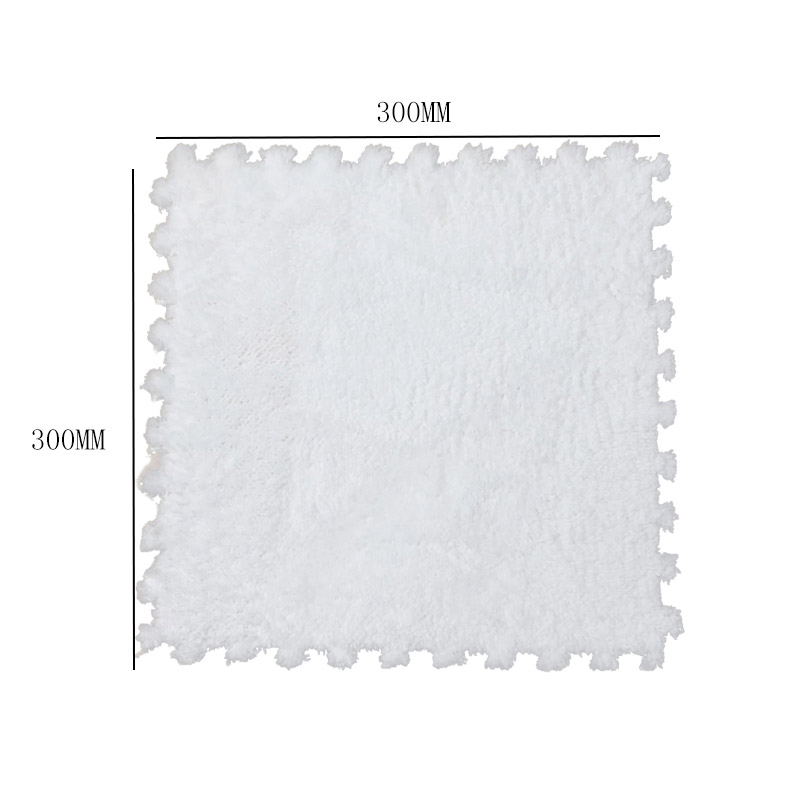 Junejour 1pcs EVA Kids Room Foam Suede Carpet Carpets Patchwork Rug Kids Foam Puzzle Mat Long Fluff Baby For Living Room