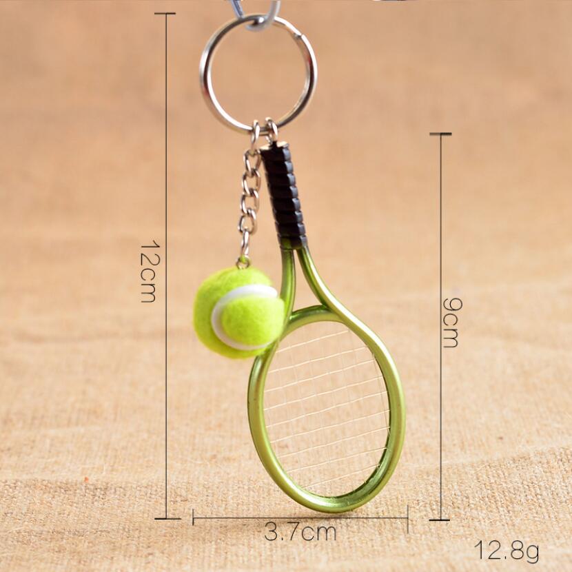 Epacket DHL free shipping Mini tennis tennis racket keychain creative personality DAKR158 mix order key chain Keychain