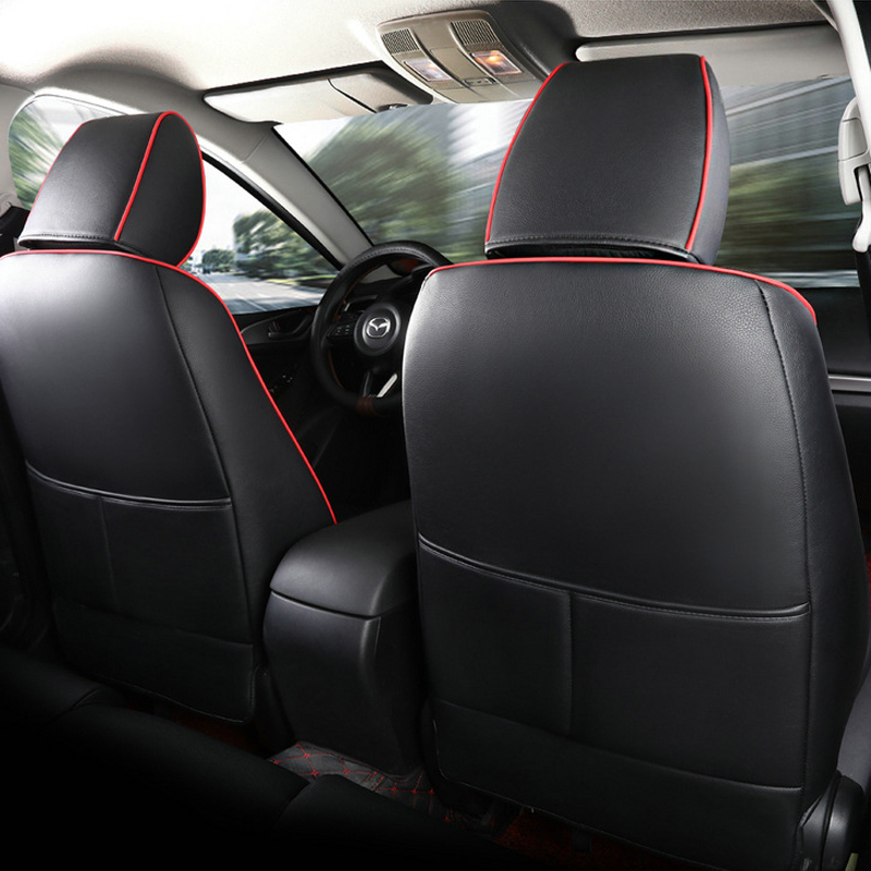 xury quality Car Seat Cover for Mazda 3 Axela 2014 leather fit Four Seasons Auto Styling Accessories