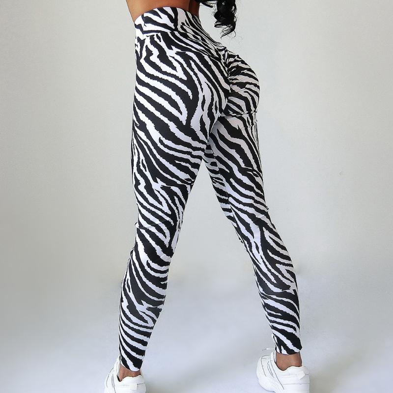 Women' Athletic Leggings Black And White Striped Jacquard Hip Running Fitness Yoga Pants Pantalon Yoga Joga Pants #15
Women' Athletic Leggings Black And White Striped Jacquard Hip Running Fitness Yoga Pants Pantalon Yoga Joga Pants #15