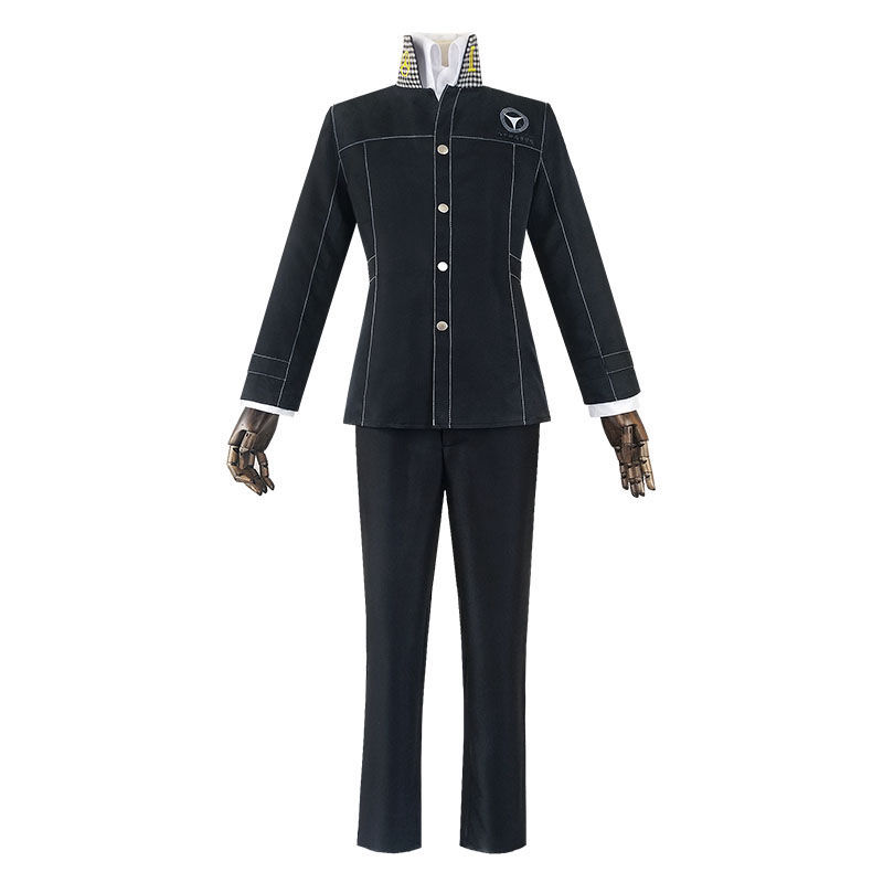 Shin Megami Tensei Persona 4 Yasogami Yu Narukami Cosplay Costume Adult Men Boy School Uniform Costume, Black
Shin Megami Tensei Persona 4 Yasogami Yu Narukami Cosplay Costume Adult Men Boy School Uniform Costume, Black