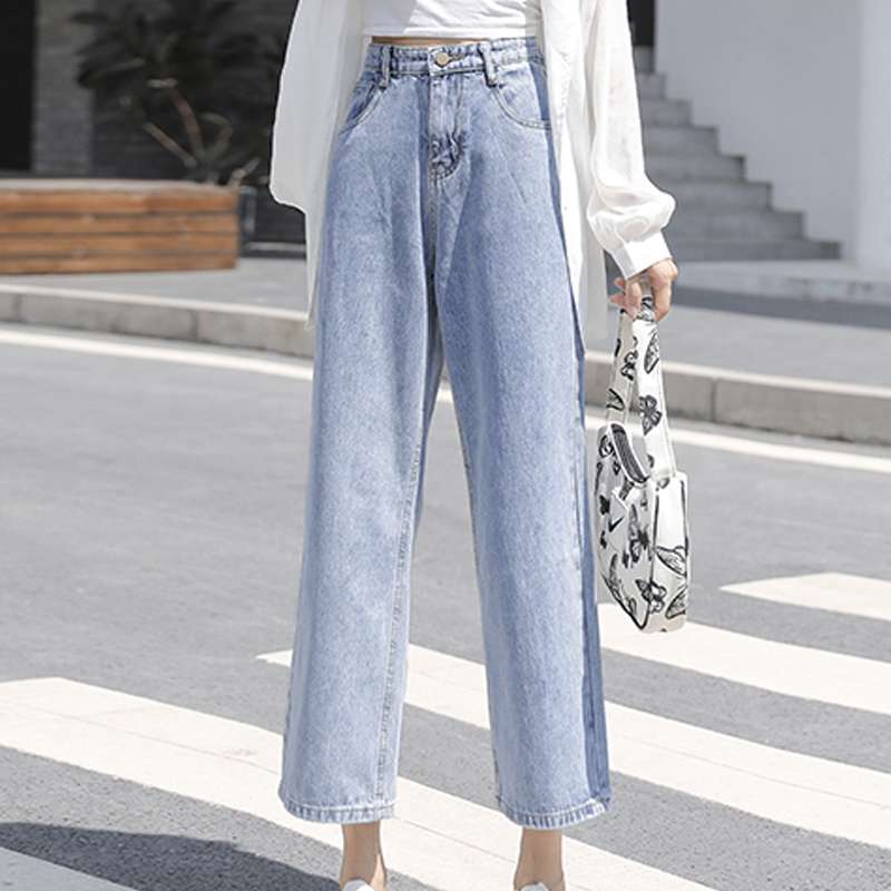 Women Pants Vintage High Waist Straight Jeans Pant for Women Streetwear Loose Female Denim Jeans Buttons Zipper Ladies, Light blue
Women Pants Vintage High Waist Straight Jeans Pant for Women Streetwear Loose Female Denim Jeans Buttons Zipper Ladies, Light blue