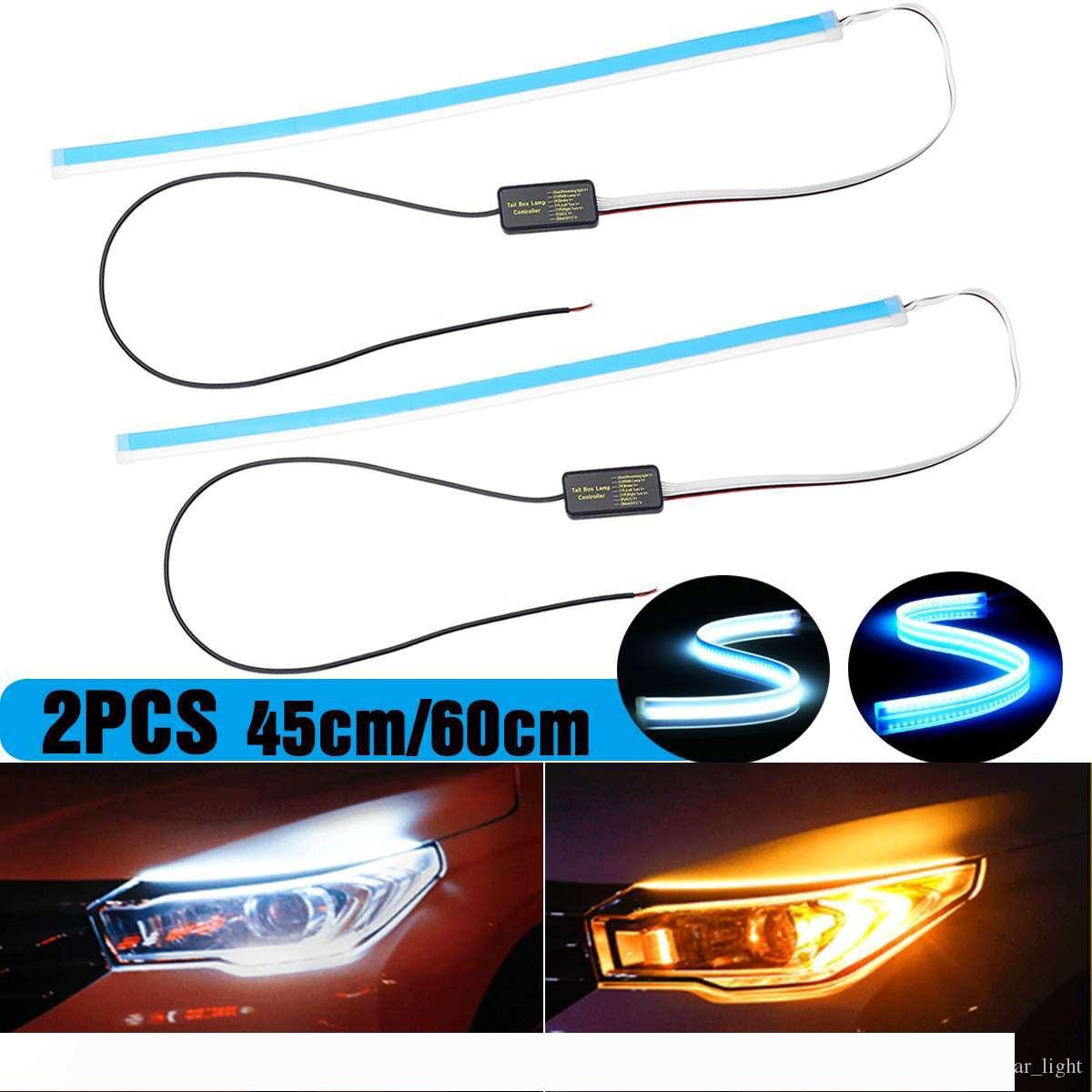 LONGFENG LF56 Flexible Car DRL Running Turn Signal White Amber LED Flowing Bar Silicone Daytime Running Light Headlight Strip
LONGFENG LF56 Flexible Car DRL Running Turn Signal White Amber LED Flowing Bar Silicone Daytime Running Light Headlight Strip