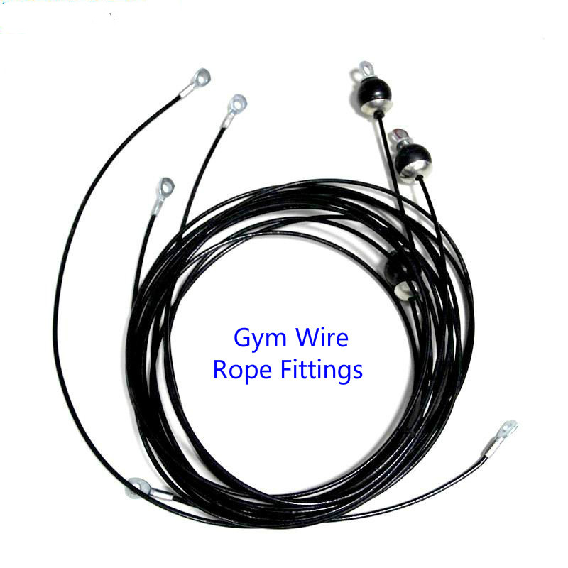Fitness equipment accessories cable steel wire rope assembly, 5mm/6mm wire and head accessories set. Fit Gym Cable
Fitness equipment accessories cable steel wire rope assembly, 5mm/6mm wire and head accessories set. Fit Gym Cable