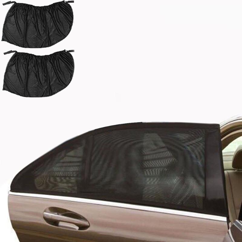 2pcs Auto Sunshade Curtain Car Sun Visor Side Window Mesh Sun Visor UV Protector Car Protector Black
2pcs Auto Sunshade Curtain Car Sun Visor Side Window Mesh Sun Visor UV Protector Car Protector Black