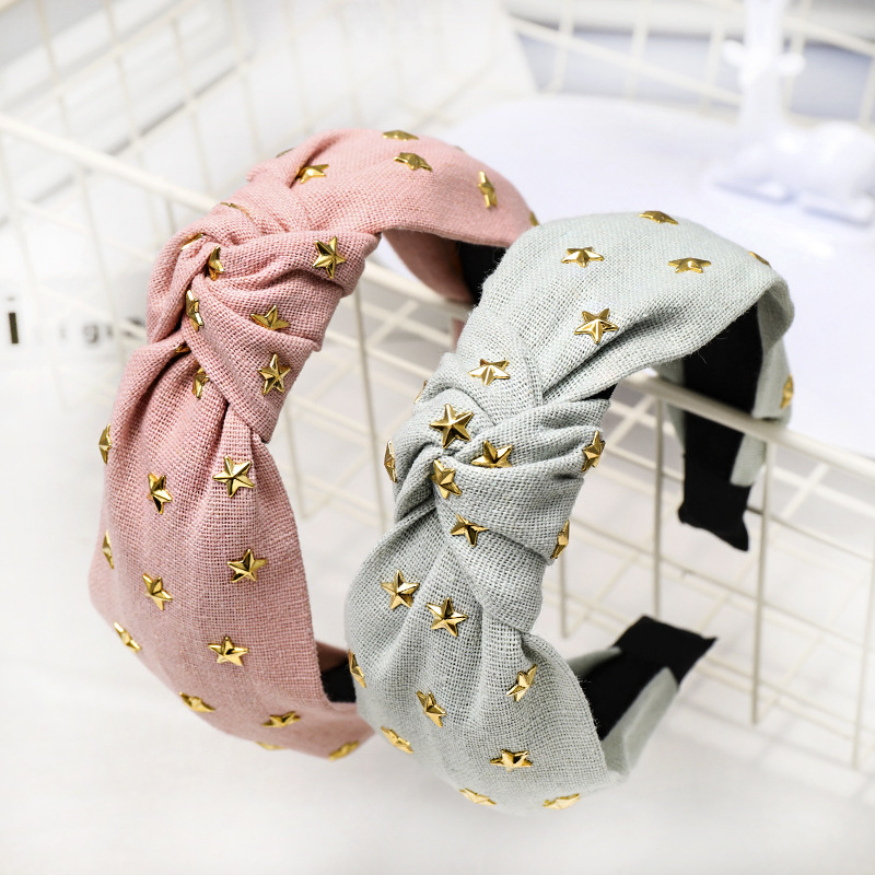 Fashion Boutique Star Fabric knot hairband women girl hair head hoop band headband accessories for women headdress headwear
Fashion Boutique Star Fabric knot hairband women girl hair head hoop band headband accessories for women headdress headwear