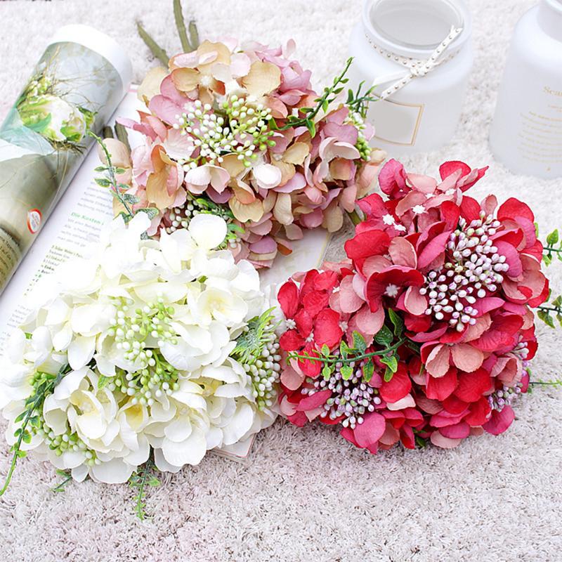 Silk Hydrangeas Artificial Flowers Wedding Bundle For Bride Bouquet Silk Blooming Peony Flowers Home Decoration
Silk Hydrangeas Artificial Flowers Wedding Bundle For Bride Bouquet Silk Blooming Peony Flowers Home Decoration