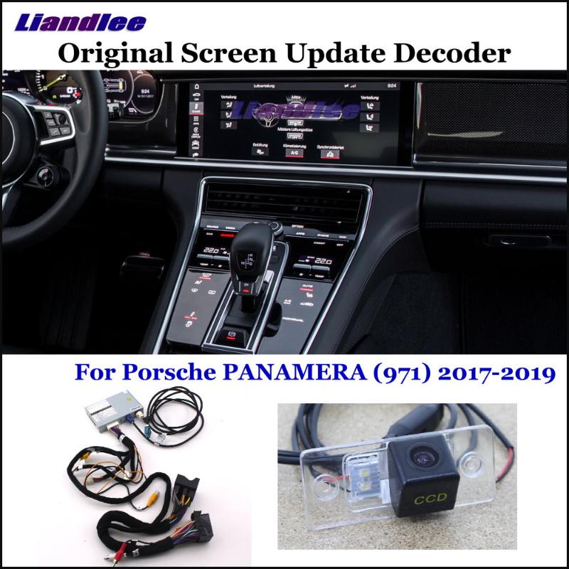 Car Rear View Rearview Backup Camera For PANAMERA (971) 2020 Reverse Reversing Parking Camera Full HD CCD Decoder