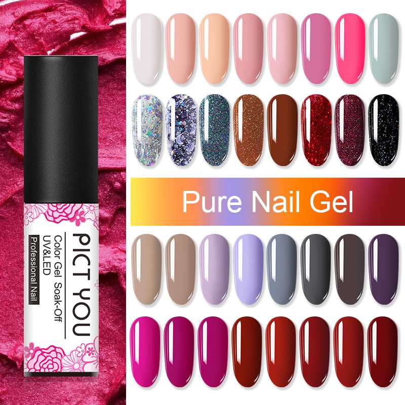 PICT YOU 5ml Bling Sequins Gel Nail Polish Pure-Color Soak Off UV Gel Polish UV LED Long Lasting Nail, Ac01
PICT YOU 5ml Bling Sequins Gel Nail Polish Pure-Color Soak Off UV Gel Polish UV LED Long Lasting Nail, Ac01