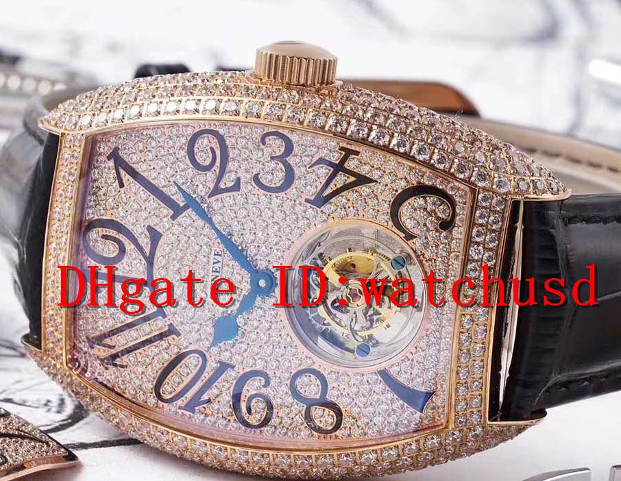 ABF Factory Tourbillon Business watches 18k Rose Gold Mens Wristwatch Diamond Luxury Watch Sapphire Waterproof Automatic Mechanical 28800vph 
ABF Factory Tourbillon Business watches 18k Rose Gold Mens Wristwatch Diamond Luxury Watch Sapphire Waterproof Automatic Mechanical 28800vph