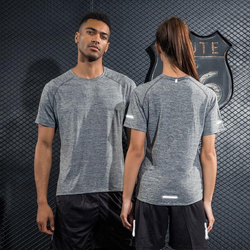 Men' and Women' Short-Sleeved Summer Sports Couple' Loose Thin Breathable Fitness Clothes Casual Sweat-Absorbent Running, Blue
Men' and Women' Short-Sleeved Summer Sports Couple' Loose Thin Breathable Fitness Clothes Casual Sweat-Absorbent Running, Blue