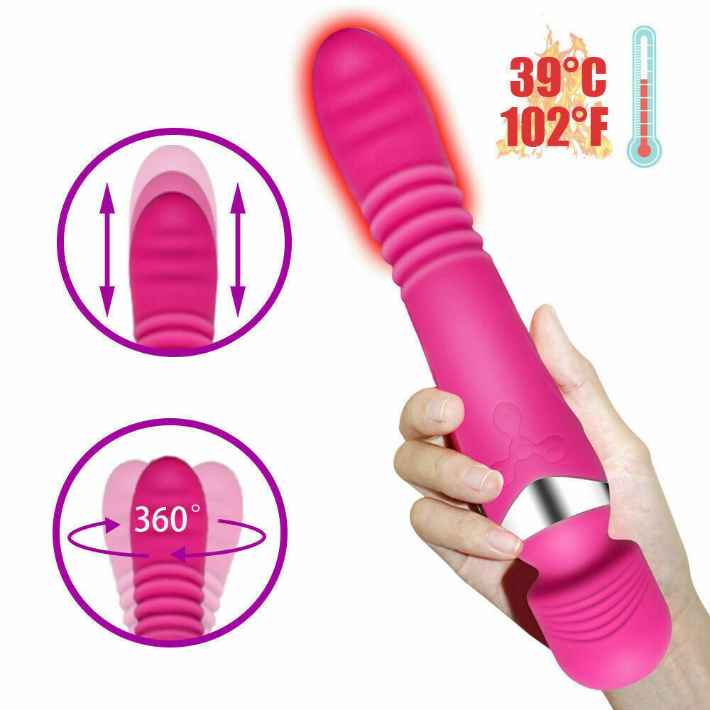 APHRODISIA Massager Magic Wand AV Heating Stretch Dildo G Spot Vibrator for Woman Powerful Adult Sex Toys Personal Clit Sex shop Y200616