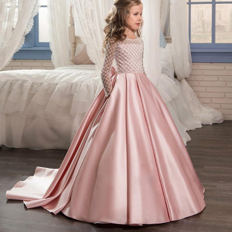 Christmas Flower Girl Dress Floor Length Button Draped Tulle Ball Gowns for Kids Long Sleeves Skirt with Side Pokets, Black
Christmas Flower Girl Dress Floor Length Button Draped Tulle Ball Gowns for Kids Long Sleeves Skirt with Side Pokets, Black