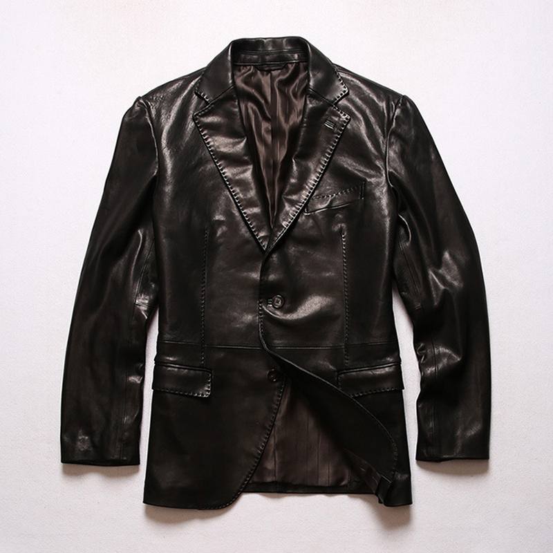 DHL Free Shipping Men' Genuine Leather Jacket Vintage Black Motorcycle Bike Casual Sheepskin Slim Fit Autumn Winter Russia Coat
DHL Free Shipping Men' Genuine Leather Jacket Vintage Black Motorcycle Bike Casual Sheepskin Slim Fit Autumn Winter Russia Coat