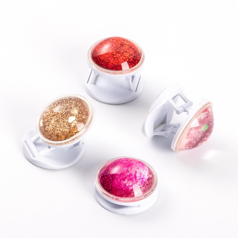 Phone Holder foldable phone Stand Grip for Smartphones finger holder Earphone Winder Bling Bling Cute Design
