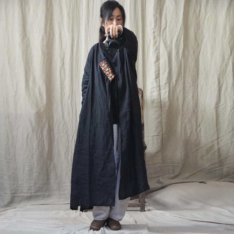Women Thin Ramie Trench Coat Outerwear Ladies Vintage Loose Patchwork Ramie Long Coat Female 2020 Overcoat
Women Thin Ramie Trench Coat Outerwear Ladies Vintage Loose Patchwork Ramie Long Coat Female 2020 Overcoat