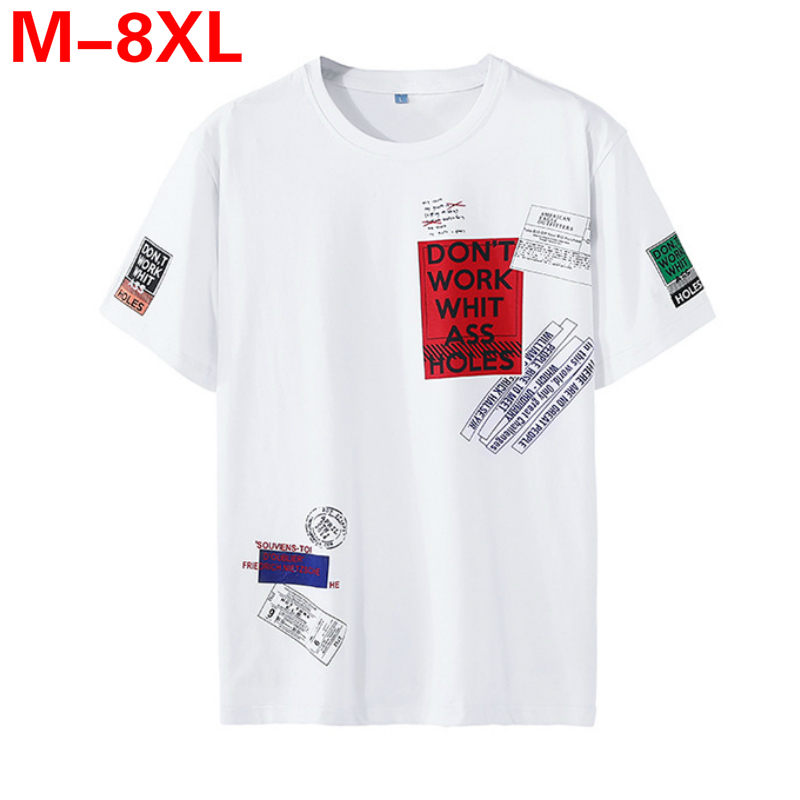 Plus Size Short Sleeve T Shirt Men Hip Hop Mens Cotton Tshirt Summer Tee Fashion Loose Large Size 8XL 7XL 6XL Knitted T-shirts, Ivory
Plus Size Short Sleeve T Shirt Men Hip Hop Mens Cotton Tshirt Summer Tee Fashion Loose Large Size 8XL 7XL 6XL Knitted T-shirts, Ivory