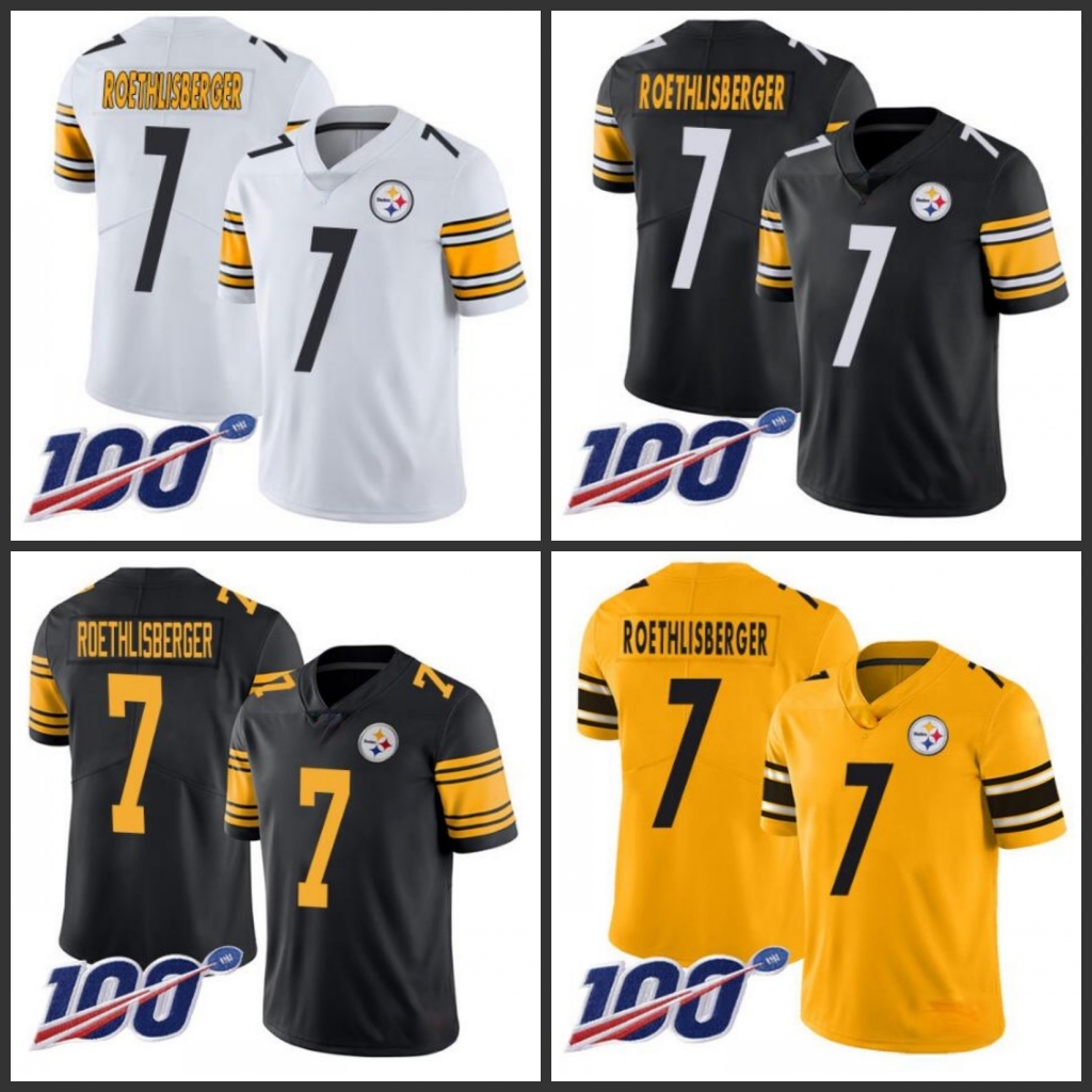 Pittsburgh Steelers Men #7 Ben Roethlisberger Gold Men's Women Youth Stitched NFL Limited Inverted Legend 100th Season Jersey, Black;red
Pittsburgh Steelers Men #7 Ben Roethlisberger Gold Men's Women Youth Stitched NFL Limited Inverted Legend 100th Season Jersey, Black;red