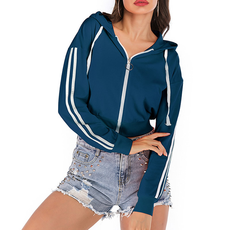 Women Hoodies Long Sleeve Zipper Up Hooded Sweatshirt With Pocket Crop Tops Casual Sportswear Fashion Autumn Solid Pullovers, Black
Women Hoodies Long Sleeve Zipper Up Hooded Sweatshirt With Pocket Crop Tops Casual Sportswear Fashion Autumn Solid Pullovers, Black