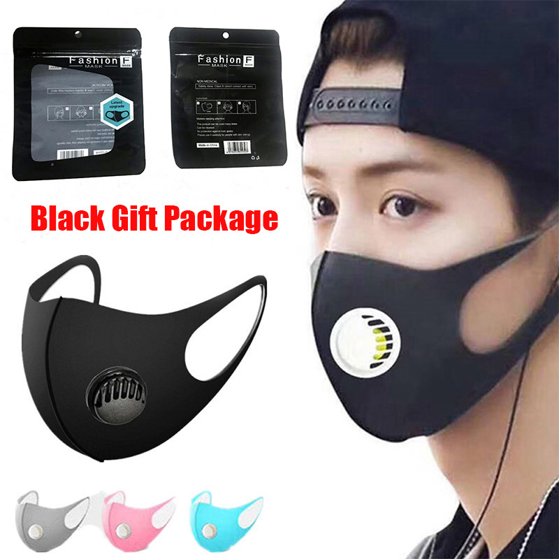 Mouth Ice Washable Face Mask With Valve PM2.5 Breathing Black Gift Package Anti Dust Respirator Dustproof Anti-bacterial Reusable Silk New
Mouth Ice Washable Face Mask With Valve PM2.5 Breathing Black Gift Package Anti Dust Respirator Dustproof Anti-bacterial Reusable Silk New