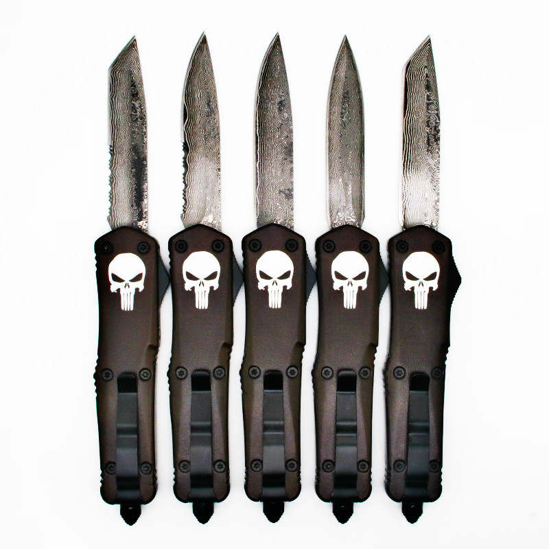 black A07 skull damascus blade double action tactical self defense folding edc kautomatic knife automatic knives auto knife
black A07 skull damascus blade double action tactical self defense folding edc kautomatic knife automatic knives auto knife