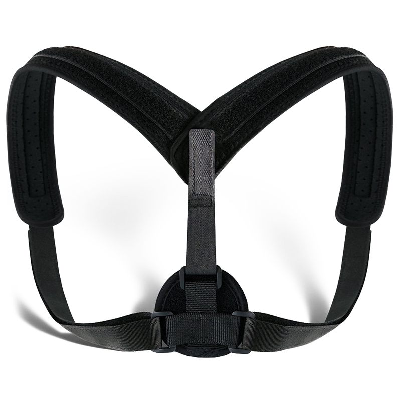 Adjustable Elastic Posture Corrector Back Shoulder Compression Brace Belt Clavicle Support, Black
Adjustable Elastic Posture Corrector Back Shoulder Compression Brace Belt Clavicle Support, Black