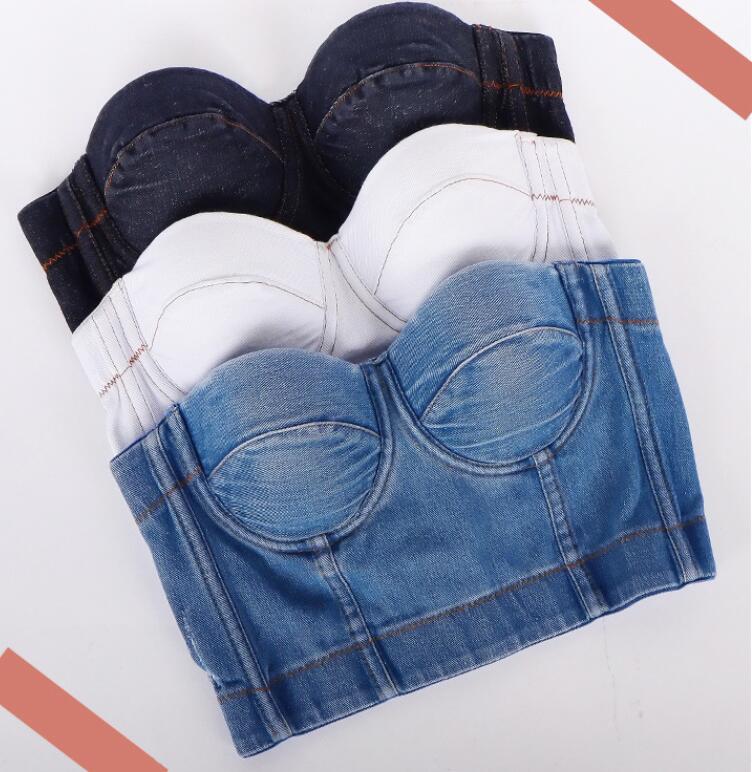Crop Top Women Tank 2020 Summer Top Cropped Woman Clothes Sexy Camis Push Up Denim Bra Clothing Backless Bustier Party Club Vest, Black
Crop Top Women Tank 2020 Summer Top Cropped Woman Clothes Sexy Camis Push Up Denim Bra Clothing Backless Bustier Party Club Vest, Black