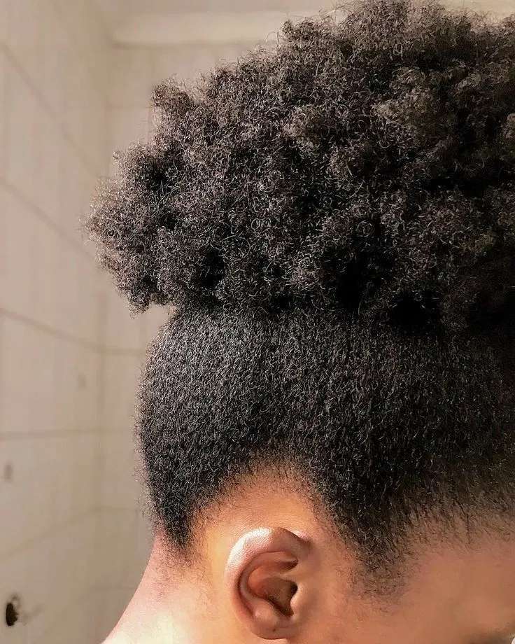 120g Afro Curl Drawstring Ponytail natural Human Hair Chignon two Combs Updo 4c KINKY CURLY AFRO PUFF Ponytail for black women afro hair