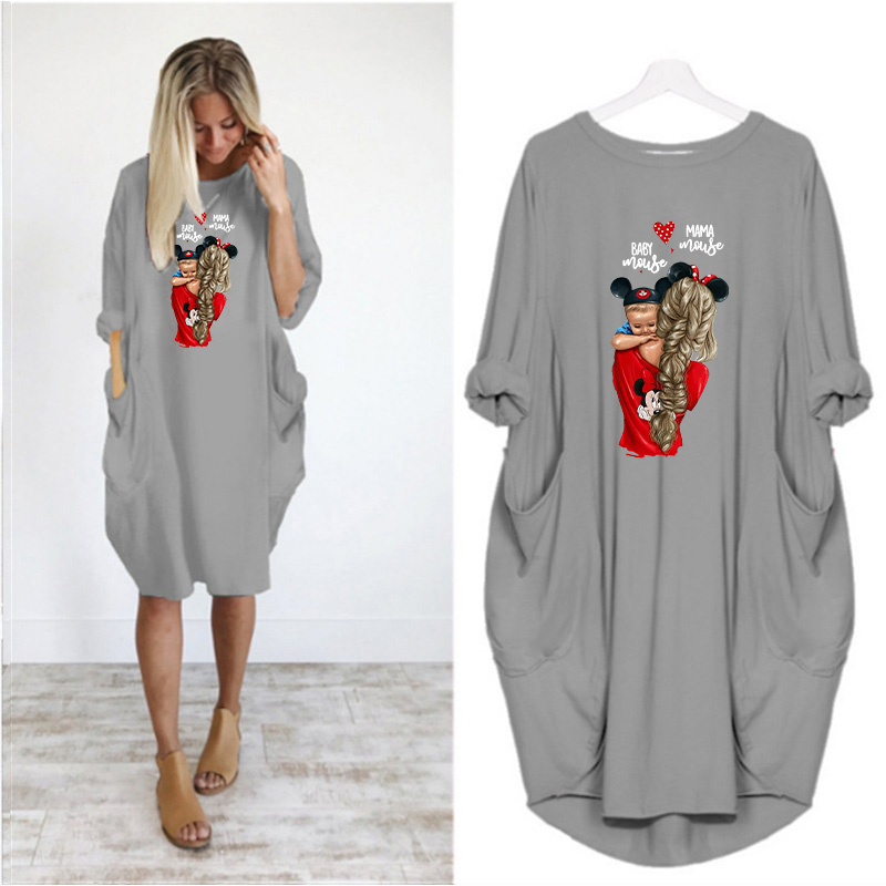 Women' DIY Dresses Fashion Summer Women' Long Sleeve Loose Casual Dress Women Brief Skirt 6 Colors Asian Size -5XL A803, Black
Women' DIY Dresses Fashion Summer Women' Long Sleeve Loose Casual Dress Women Brief Skirt 6 Colors Asian Size -5XL A803, Black