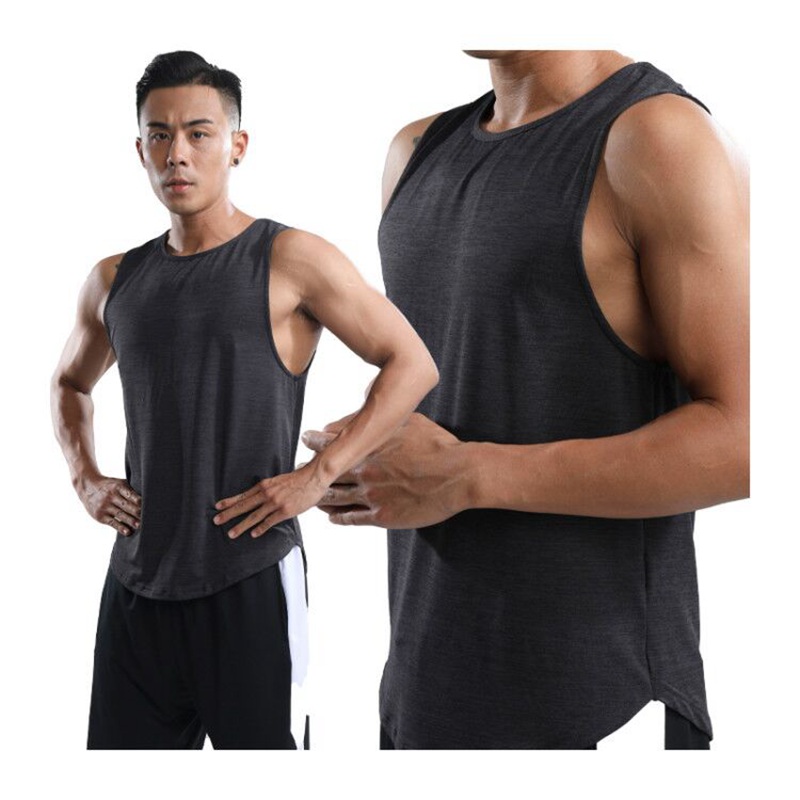 Mens Polyester Vest 2020 Quick dry Sleeves Traning Running Sports Bicycle Cycling Tank Sports Man Breathable Top, Grey
Mens Polyester Vest 2020 Quick dry Sleeves Traning Running Sports Bicycle Cycling Tank Sports Man Breathable Top, Grey