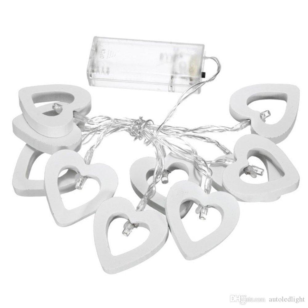 Holiday LED Love Wooden Heart Ivory Warm White Battery Powered Light String for Holiday Decoration Halloween Valentine's Day Christmas 
Holiday LED Love Wooden Heart Ivory Warm White Battery Powered Light String for Holiday Decoration Halloween Valentine's Day Christmas