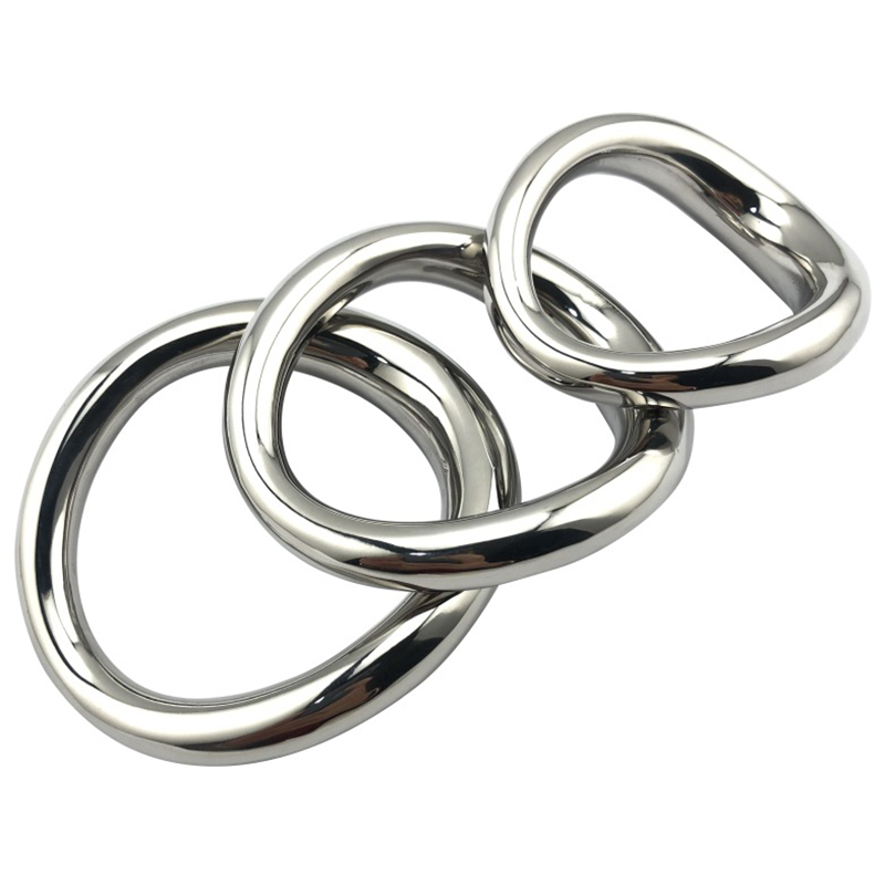 Stainless Steel Metal cock Ring Scrotum Penis Weight Sex Toys For Men Dick Ring Penis Ring BDSM Mens Cockrings Adult Toys. T200727
