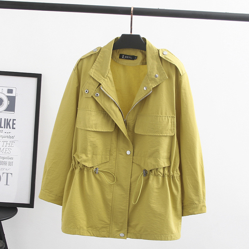 2020 New Spring Autumn Windbreaker Female Belt Slim Coat Student Tops Outerwear Plus Size 4XL Casual Trench Coat Women LM097, Black
2020 New Spring Autumn Windbreaker Female Belt Slim Coat Student Tops Outerwear Plus Size 4XL Casual Trench Coat Women LM097, Black