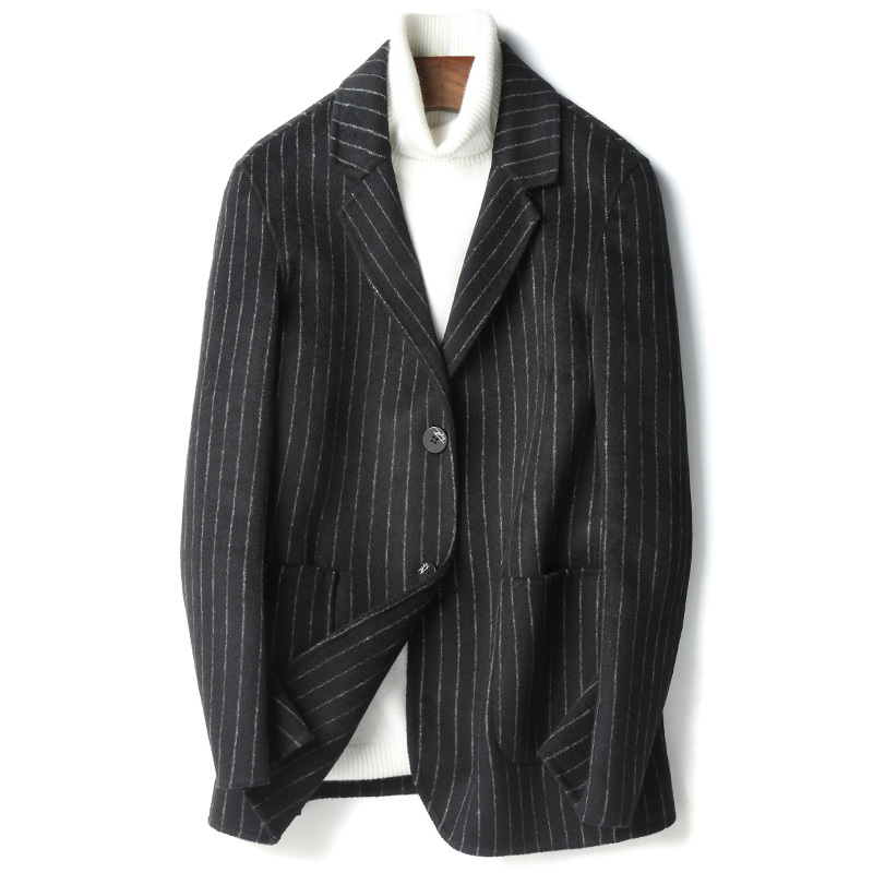 Double Faced Wool Jacket Men Autumn Winter Top Quality Warm Coat Plus Size Blazer De Hombre 2020 D-12-00818-2 MF636, Black
Double Faced Wool Jacket Men Autumn Winter Top Quality Warm Coat Plus Size Blazer De Hombre 2020 D-12-00818-2 MF636, Black