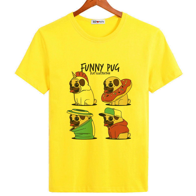 BGtomato Funny Pug print shirts for men new style lovely dog print tshirt hot sale brand new causal tops mens hip hop shirts
BGtomato Funny Pug print shirts for men new style lovely dog print tshirt hot sale brand new causal tops mens hip hop shirts