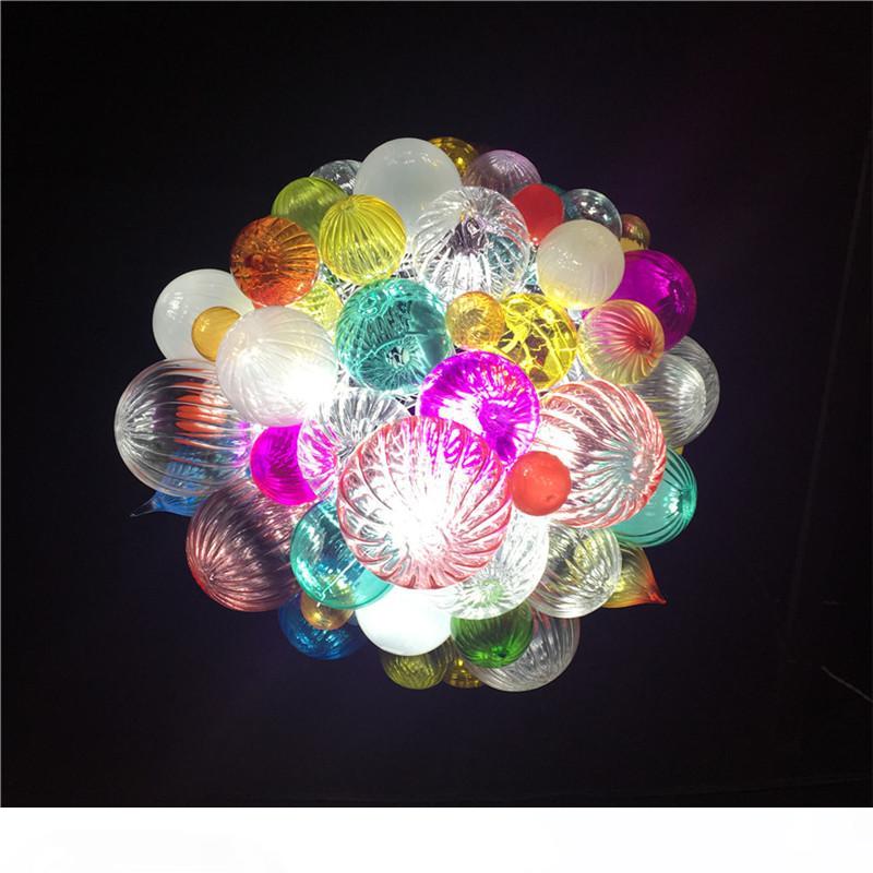 Modern Hand Blown Glass Chandelier Bubble Lights LED Chain Pendant Lights American Lobby house decoration living room 20" Ceiling Light
Modern Hand Blown Glass Chandelier Bubble Lights LED Chain Pendant Lights American Lobby house decoration living room 20" Ceiling Light