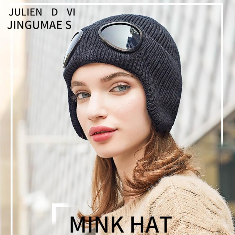 Wool Knitted Goggles Beanie Sports Cap Leisure Thermal Warm Autumn Winter Hat Heat Keeper Ear Snow Cold Protector, Black
Wool Knitted Goggles Beanie Sports Cap Leisure Thermal Warm Autumn Winter Hat Heat Keeper Ear Snow Cold Protector, Black