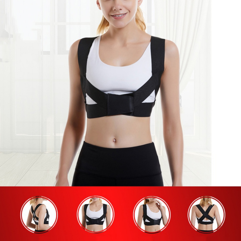 Men's And Women's Shoulder Posture Correction With Hunchback Braces Chest Orthosis Adjustable Back Support, Black
Men's And Women's Shoulder Posture Correction With Hunchback Braces Chest Orthosis Adjustable Back Support, Black