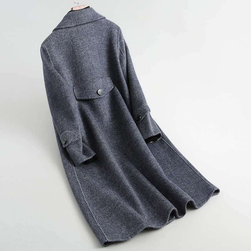 2020 New Elegant Long Wool Coat Female Autumn Winter Alpaca Korean Casual Ladies Print Jacket Coats Women Abrigos 38044, Black
2020 New Elegant Long Wool Coat Female Autumn Winter Alpaca Korean Casual Ladies Print Jacket Coats Women Abrigos 38044, Black